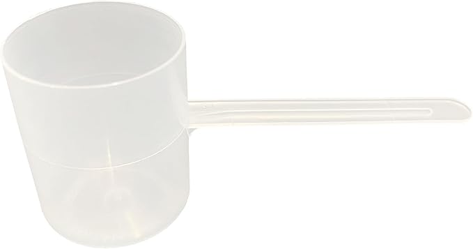 Supplement and Supply 82 mL (82 CC | 2.77 Oz.) Long Handle Plastic Measuring Scoop for Coffee, Protein Powder, Pet Food, Spices, Grains, Dry Goods – Food-Grade BPA-Free (Pack of 25)