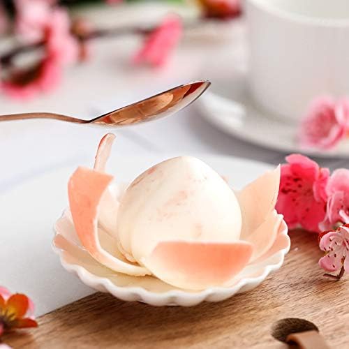 OCPO Kitchen Peach Silicone Mold for Baking Mousse Cake, 8 Cavities