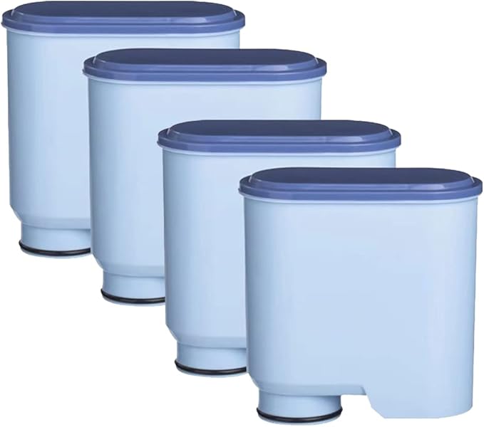 4 Pack Coffee Machines Water Filter Compatible with Philips Saeco AquaClean