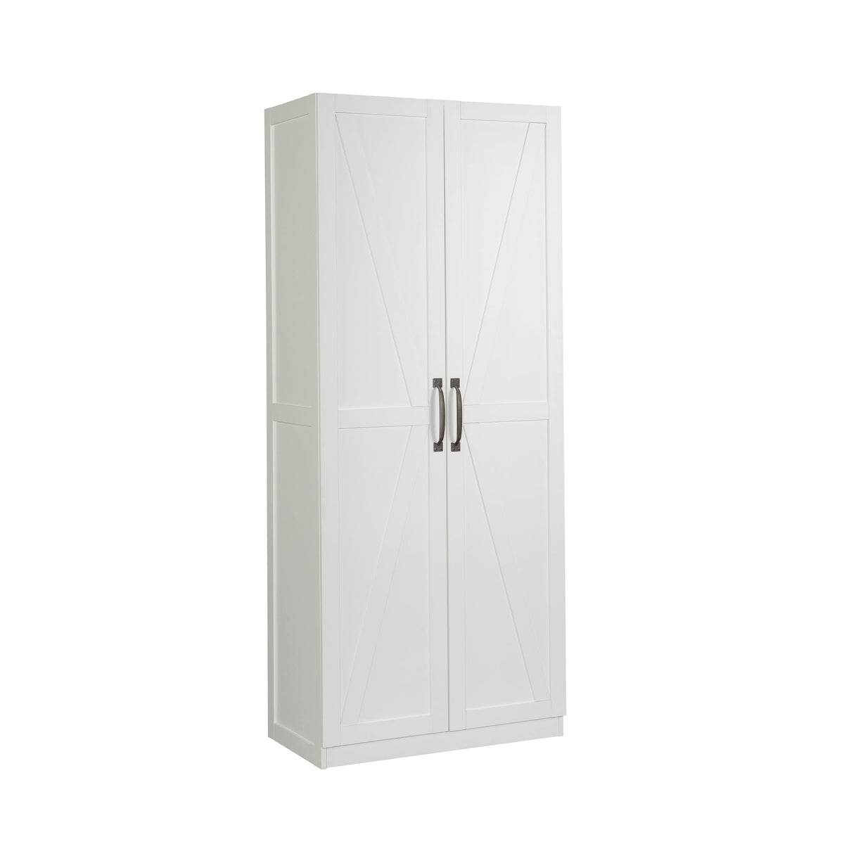 Sauder Storage Cabinet/ Pantry cabinets, 29.61 " x D: 16.02 " x H: 71.50", Cinnamon Cherry finish
