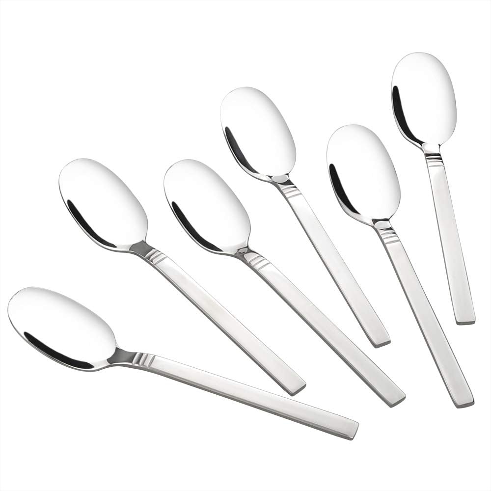 Fiazony 12-Piece Demitasse Espresso Spoons, Mini Coffee Spoon, 5 Inches
