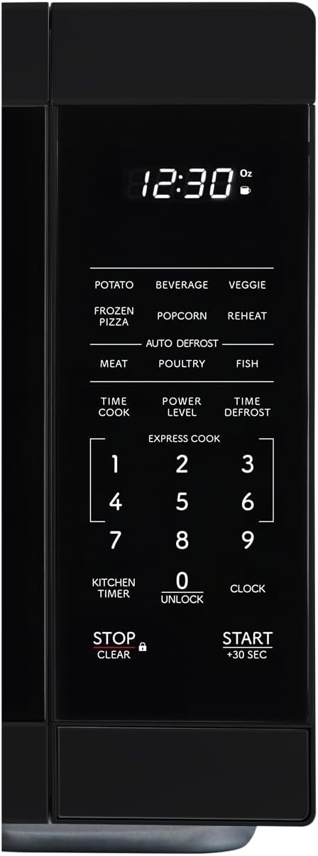 Sharp SMC1161KB 1.1 cu. ft. 1000W Black Countertop Microwave Oven