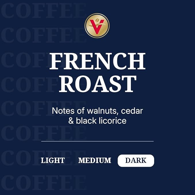 Victor Allen's Coffee French Roast, Dark Roast, 42 Count, Single Serve Coffee Pods for Keurig K-Cup Brewers