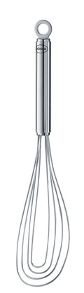 Rösle Stainless Steel Flat Whisk, 4 Wire, 10.6-inch