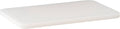 Winco 6" x 10" White Heavy-Duty Plastic Cutting Board