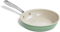 Redchef Ceramic Non Stick Egg Pans, Nonstick Frying Pan Skillet, 8 inch Cooking Pan Non Toxic with Stay Cool Handle for Induction, PTFE & PFAS & PFOA Free