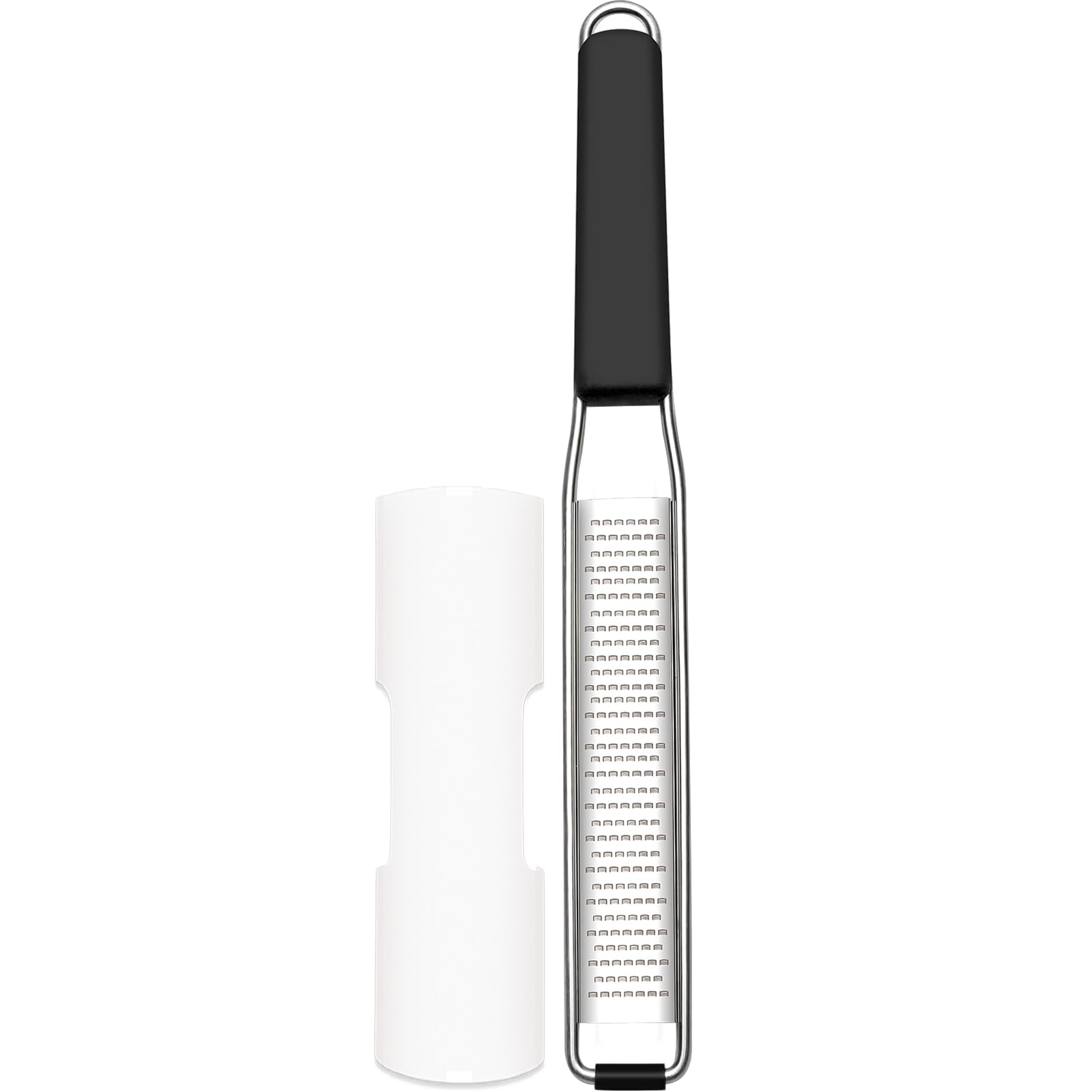 Cambom Lemon & Citrus Zester, Cheese Graters with Stainless Steel Sharp Blade for Parmesan Cheese, Ginger, Garlic, Nutmeg, Chocolate, Vegetables, Fruits, Dishwasher Safe Shredder Fine Blade