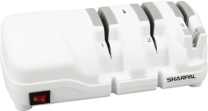 SHARPAL 198H Electric Knife Sharpener 3 Stage with Diamond Wheels