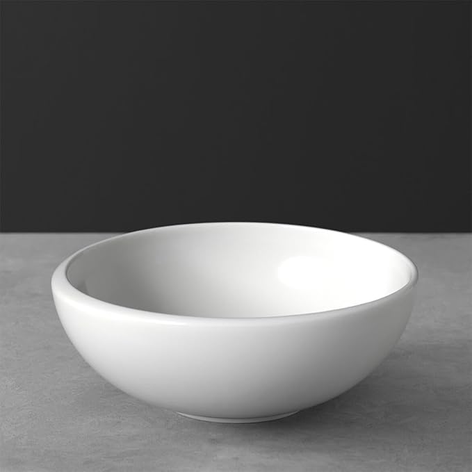Villeroy & Boch NewMoon 12 Piece Dinnerware Set, White, Service for 4