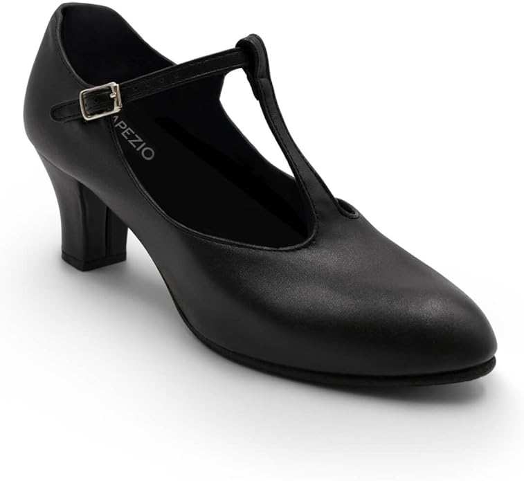 Capezio Jr. Footlight T-Strap Caramel Dance Shoe - 10.5 M US