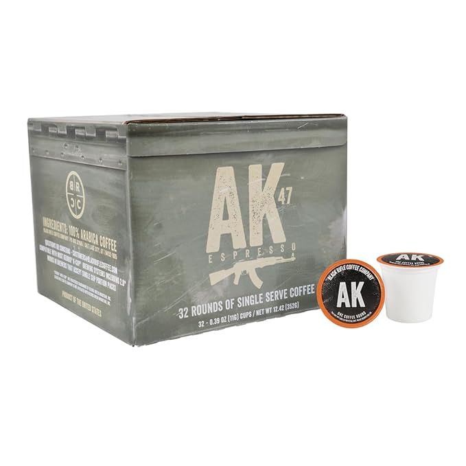 Black Rifle Coffee Medium Roast K Cup Coffee AK Espresso 32 Count