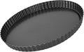Moofey Tart Pan with Removable Bottom, Non Stick Quiche Baking Dish, Large Fluted Quiche Pan for Baking, 13 Inch