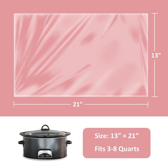ebelbo Large Size 36 Count Slow Cooker Liners, BPA-Free