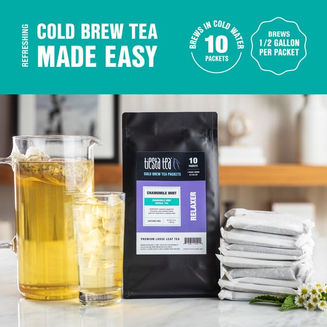 Tiesta Tea - Chamomile Mint Cold Brew, Loose Leaf, Premium Blend