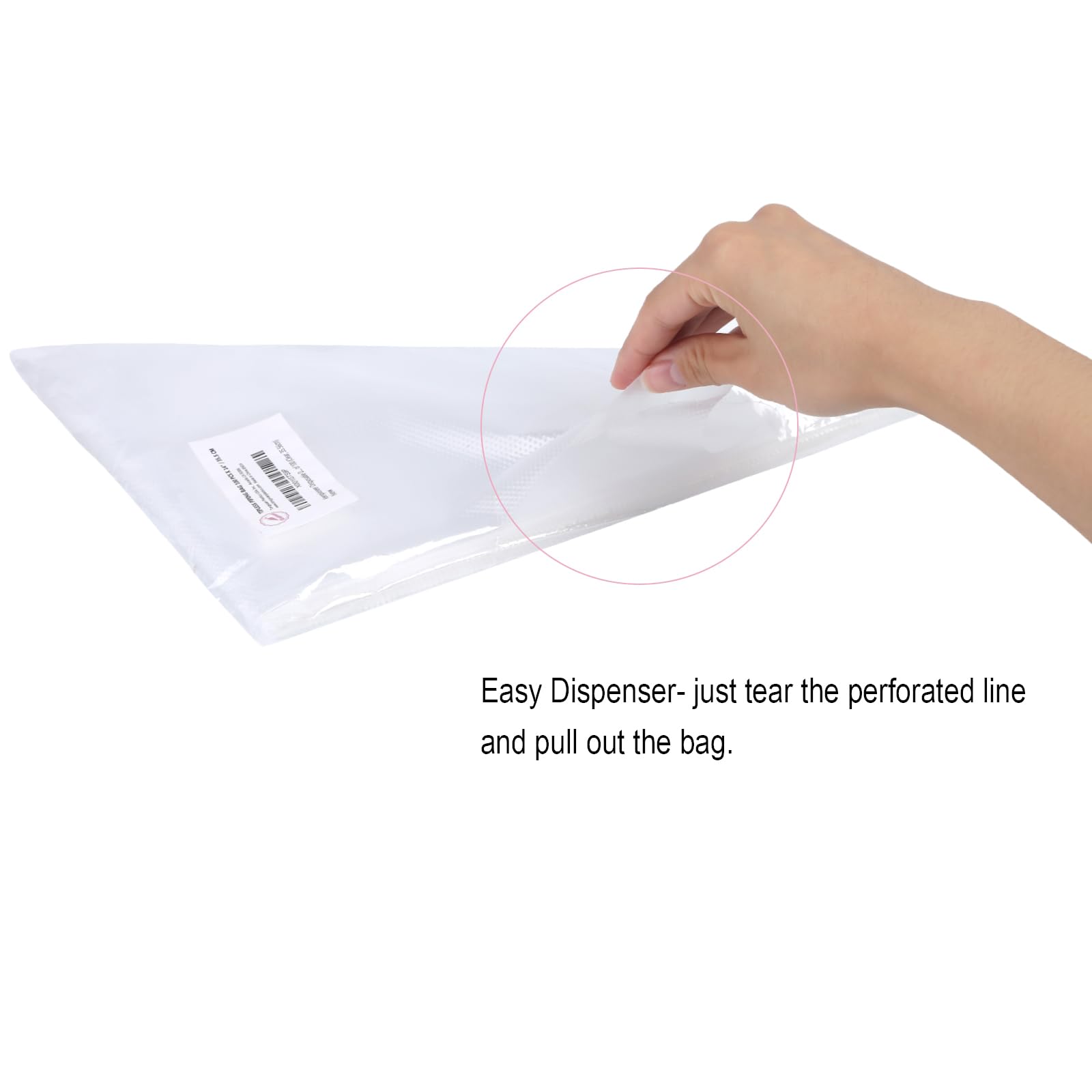 Keenpioneer Tipless Piping Bags 14" Pastry Bags Flat Pack of 100