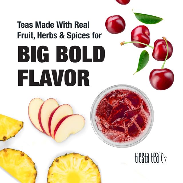 Tiesta Tea - Cherry Punch Cold Brew, Loose Leaf, Sweet Cherry Herbal Tea