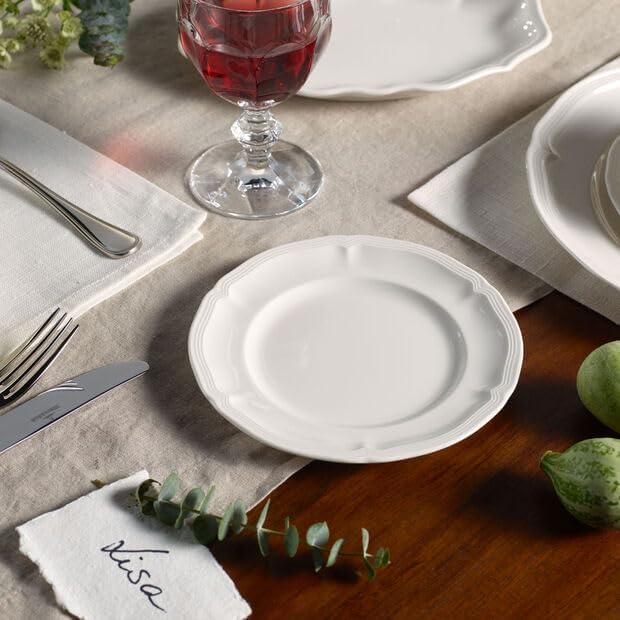 Villeroy & Boch Manoir 18 Piece Dinnerware Set, Creamy White
