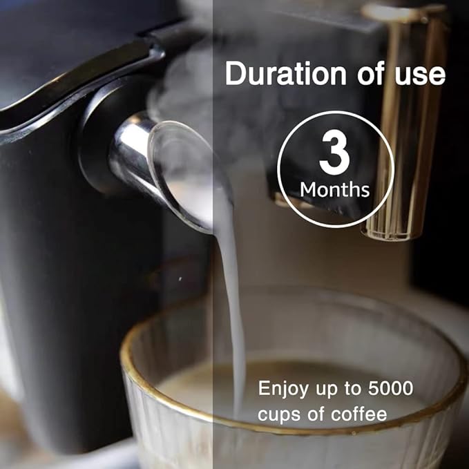 4 Pack Coffee Machines Water Filter Compatible with Philips Saeco AquaClean