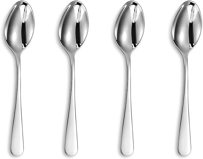 KEAWELL Premium Louise 4-Piece 18/10 Small Spoon Set (5.6" Small Spoon)
