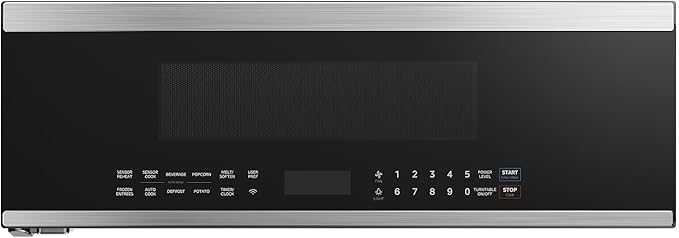 Midea Over the Range Microwave Oven, 1.2 Cu.Ft, 1000W, Stainless Steel
