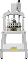 HQHAOTWU Manual Dough Divider 24pcs, Commercial Dough Dividing Cutting Machine, Stainless Steel Dough Cutter for Bakery, Pizzeria