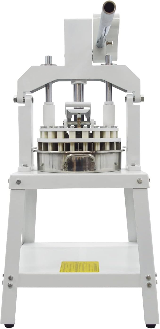 HQHAOTWU Manual Dough Divider 24pcs, Commercial Dough Dividing Cutting Machine, Stainless Steel Dough Cutter for Bakery, Pizzeria