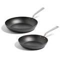 Made In Cookware - 2 Piece (Includes 10",12") Seasoned Carbon Steel Frying Pan - Professional Cookware - Crafted in Sweden - Induction Compatible