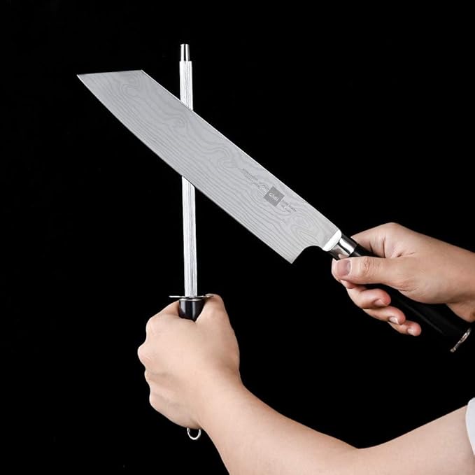 Gidli 8 Inch Chef Knife Set with Diamond Sharpener - Sharp Kitchen Knife