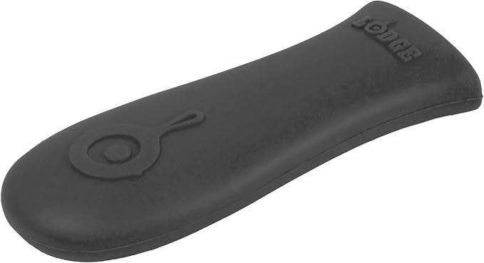 Lodge Silicone Hot Handle Holder - Heat-Resistant Cast Iron Skillet Handle Cover for Pans 9 Inches & Larger - Dishwasher-Friendly Silicone Hot Grip Sleeve - Reusable Skillet Accessory - Red