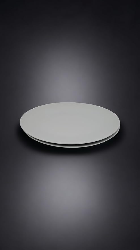 Festcool 14" White Porcelain Serving Platters Plate, Set of 2