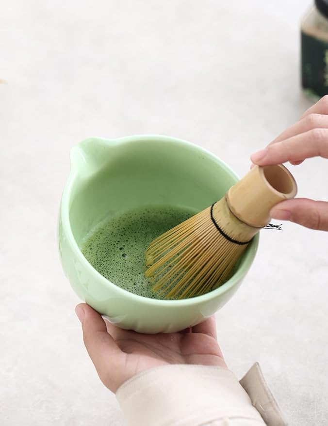 TANG PIN Matcha Set - Match Bowl and Whisk, 15 OZ Matcha Whisk Set