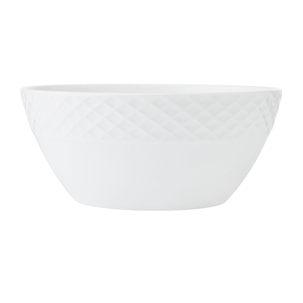 Mikasa Trellis Bone China Lightweight Chip Resistant 40 Piece Dinnerware Set, Service for 8