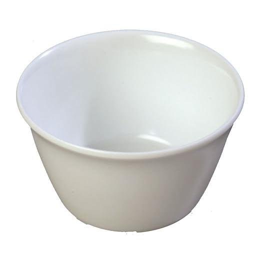 Carlisle FoodService Products Dallas Ware Reusable Plastic Bowl Bouillon Cup Bowl for Home and Restaurant, Melamine