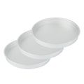 Restaurantware-Met Lux 16 x 2 Inch Straight-Sided Baking Tins, 12 Round Cake Pans - Oven-Ready, Freezable, Anodized Aluminum Round Baking Pans, Greaseproof, For Layer Birthday Cakes