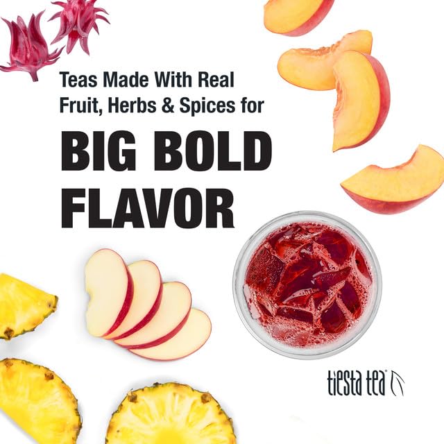 Tiesta Tea - Peach Party Cold Brew, Peach Hibiscus Herbal Tea