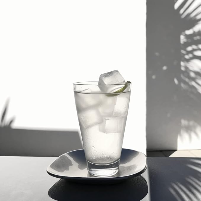Ice Cube Tray with Lids, Small Silicone Molds for Cocktails & Drinks