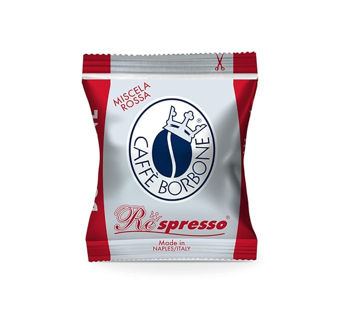 Caffè Borbone Miscela Rossa Espresso Pods Compatible with Nespresso Original Machines, Dark Roast Red Blend, 100 Count Espresso Coffee Pods