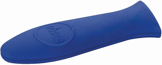 Lodge Silicone Hot Handle Holder - Heat-Resistant Cast Iron Skillet Handle Cover for Pans 9 Inches & Larger - Dishwasher-Friendly Silicone Hot Grip Sleeve - Reusable Skillet Accessory - Red