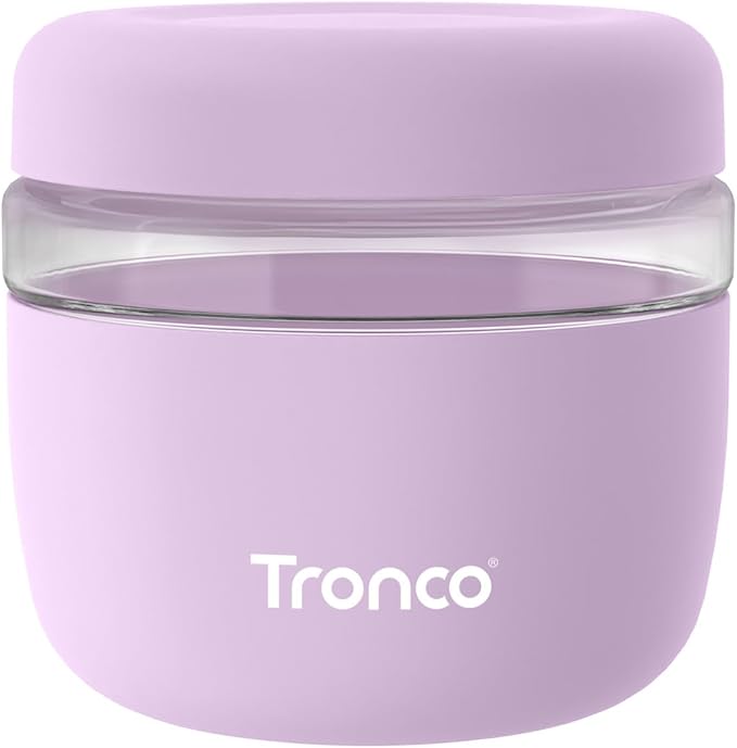 Tronco 24 oz Glass Food Storage & Lunch Bowl Containers with Airtight Lids