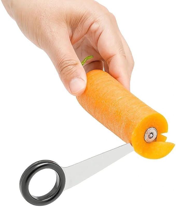 GYHZ Piranha Spiral Cutter, Stainless Steel Spiral Cutter for Veggies, Kitchen Spiralizer Tool for Cucumber, Potato, Carrot and More