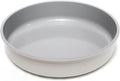 INSETFY 9.5 Inch Round Cake Pan,Cast Aluminum Bakeware Ceramic Nonstick for Cake Baking,Oven and Dishwasher Safe(Beige)