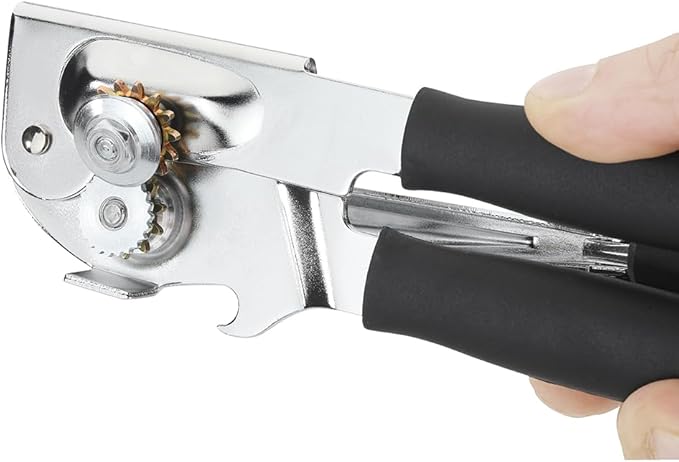 Manual Can Opener,Heavy Duty Easy Ergonomic Crank for Seniors & Arthritis
