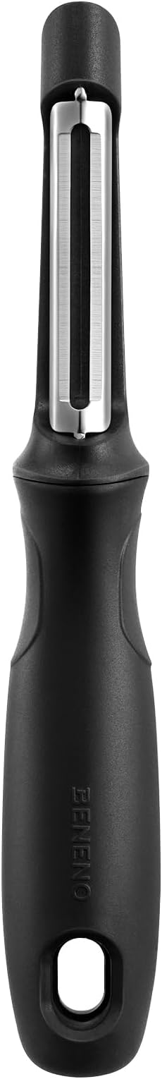 Beneno Swivel Vegetable Peeler, Premium Smooth Peeling Potato Peeler, Black