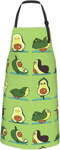 Wisedeal Yoga Avocado Apron, Waterproof Fabric, Adjustable Drawstring