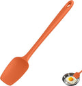 U-Taste 14" Long Silicone Spoonula, 600°F High Temp Spoon Spatula, Orange