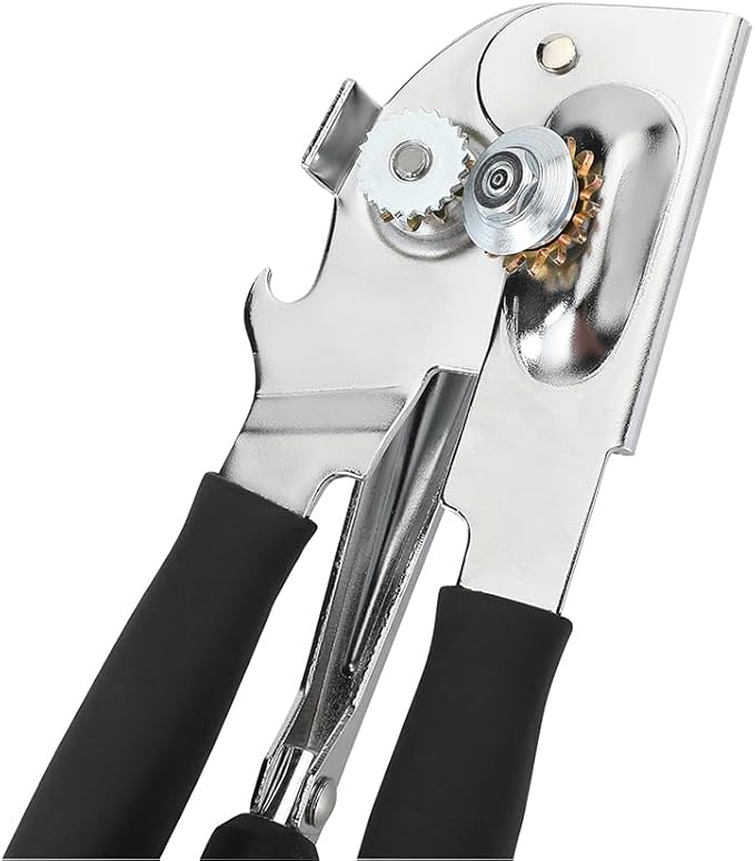 Manual Can Opener,Heavy Duty Easy Ergonomic Crank for Seniors & Arthritis