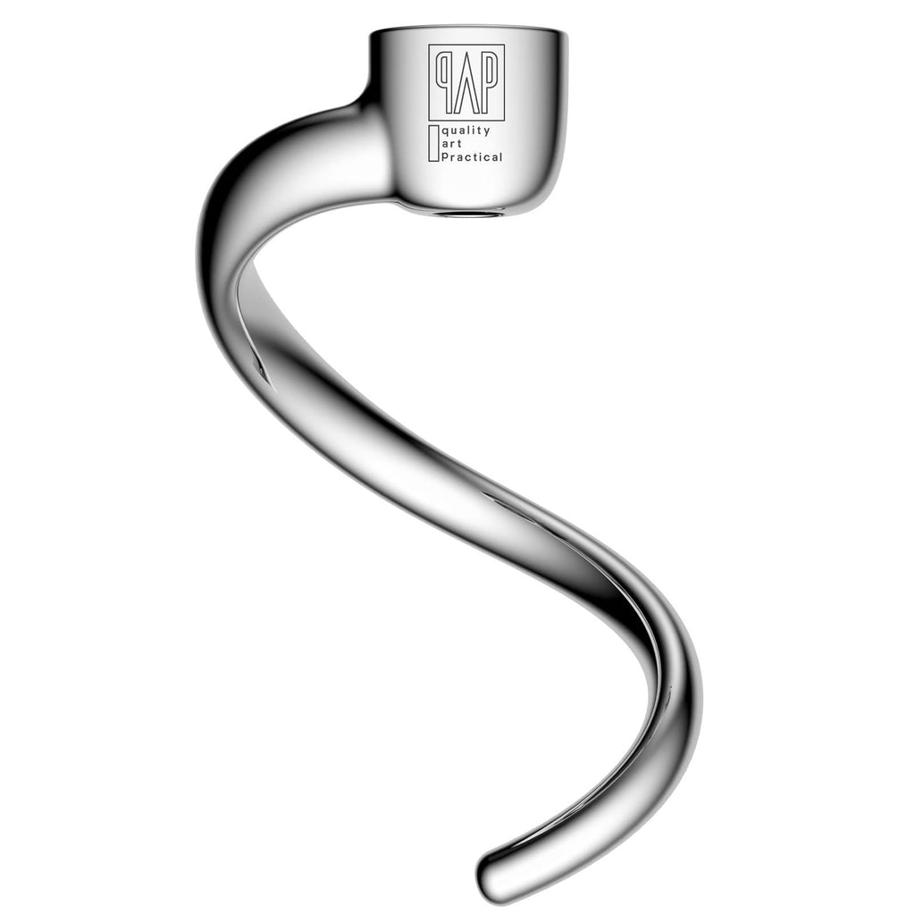 QAP Stainless Steel Spiral Dough Hook Fits KitchenAid 4.5 5QT Tilt Head