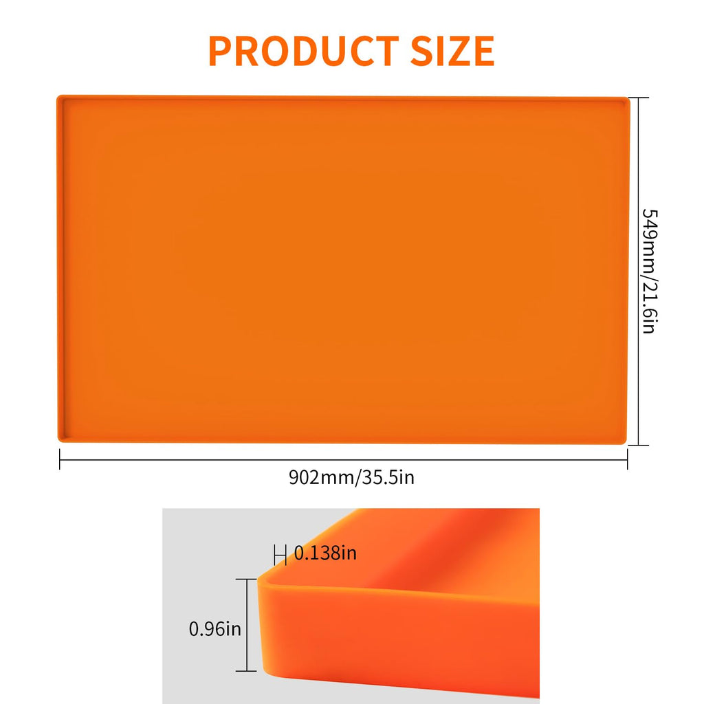Silicone Protective Cover for 36" Blackstone Griddle,Heavy Duty Food Grade Silicone Grill Mat, Protect Griddle from Rodents, Insects, Debris, and Rust,All Season Cooking Protective Cover