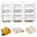 OCPO Kitchen Cloud Silicone Mold for Baking Mousse Cake, 6 Cavities