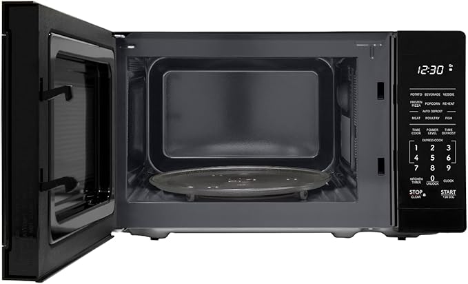 Sharp SMC0760KB 0.7 cu. ft. 700W Black Countertop Microwave Oven